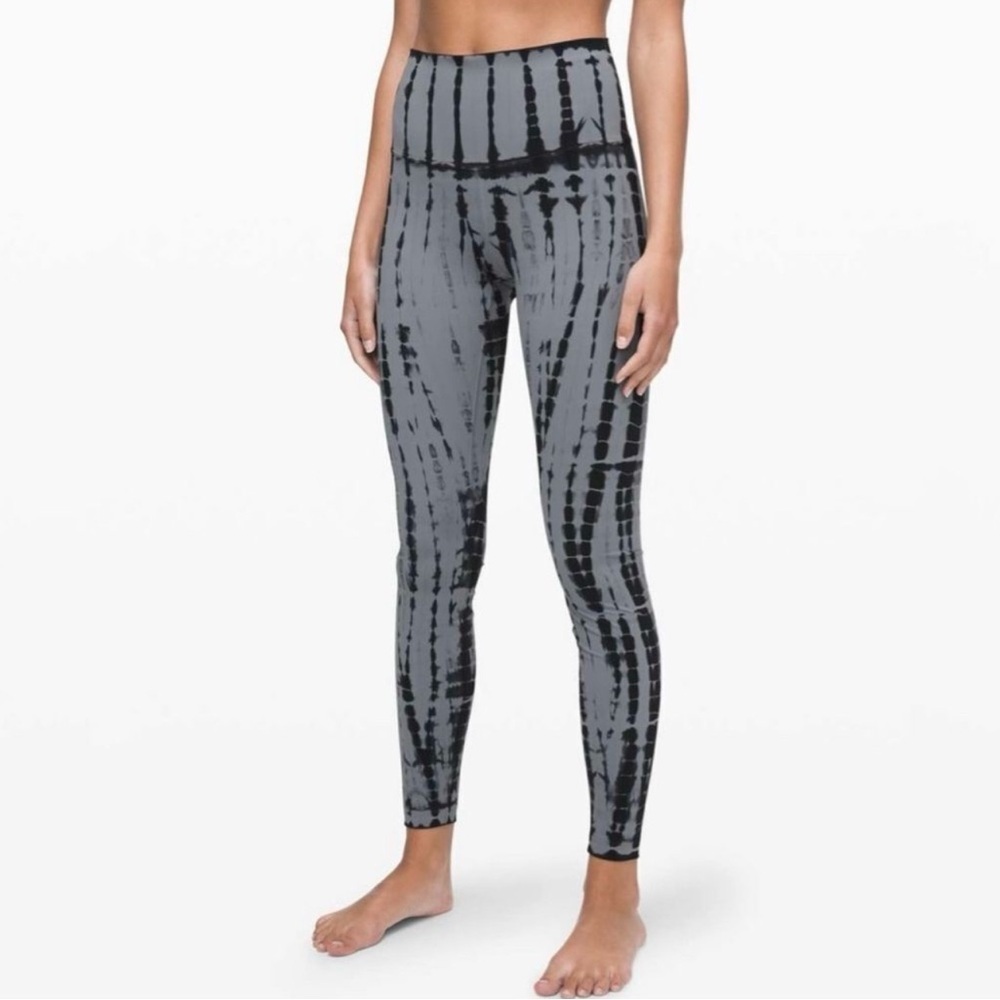 Lululemon Wunder Under High-Rise Leggings | Magnet Grey Black Night | Size 4